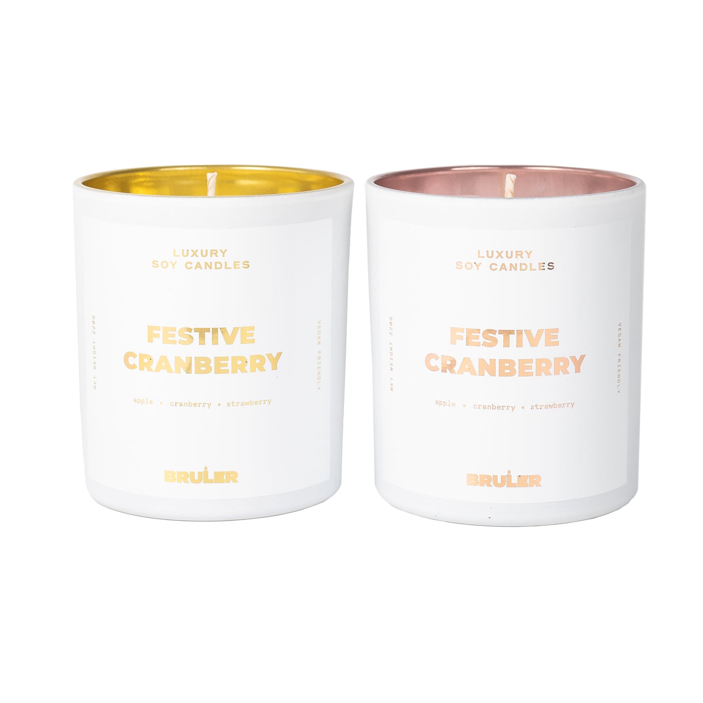 Festive Cranberry Candle