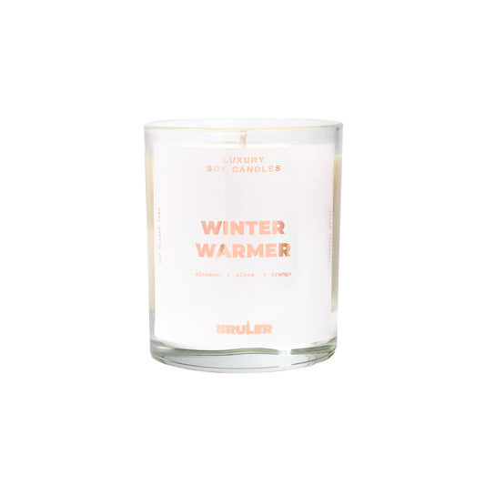 Winter Warmer Candle - Clear Glass