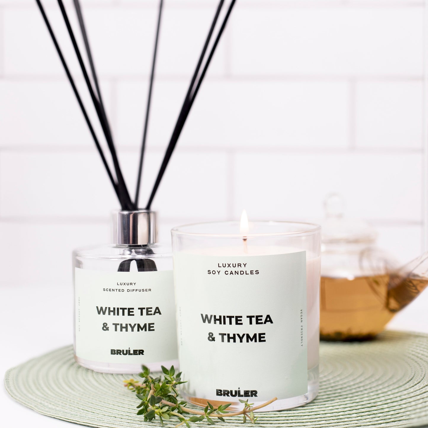 White Tea & Thyme Candle