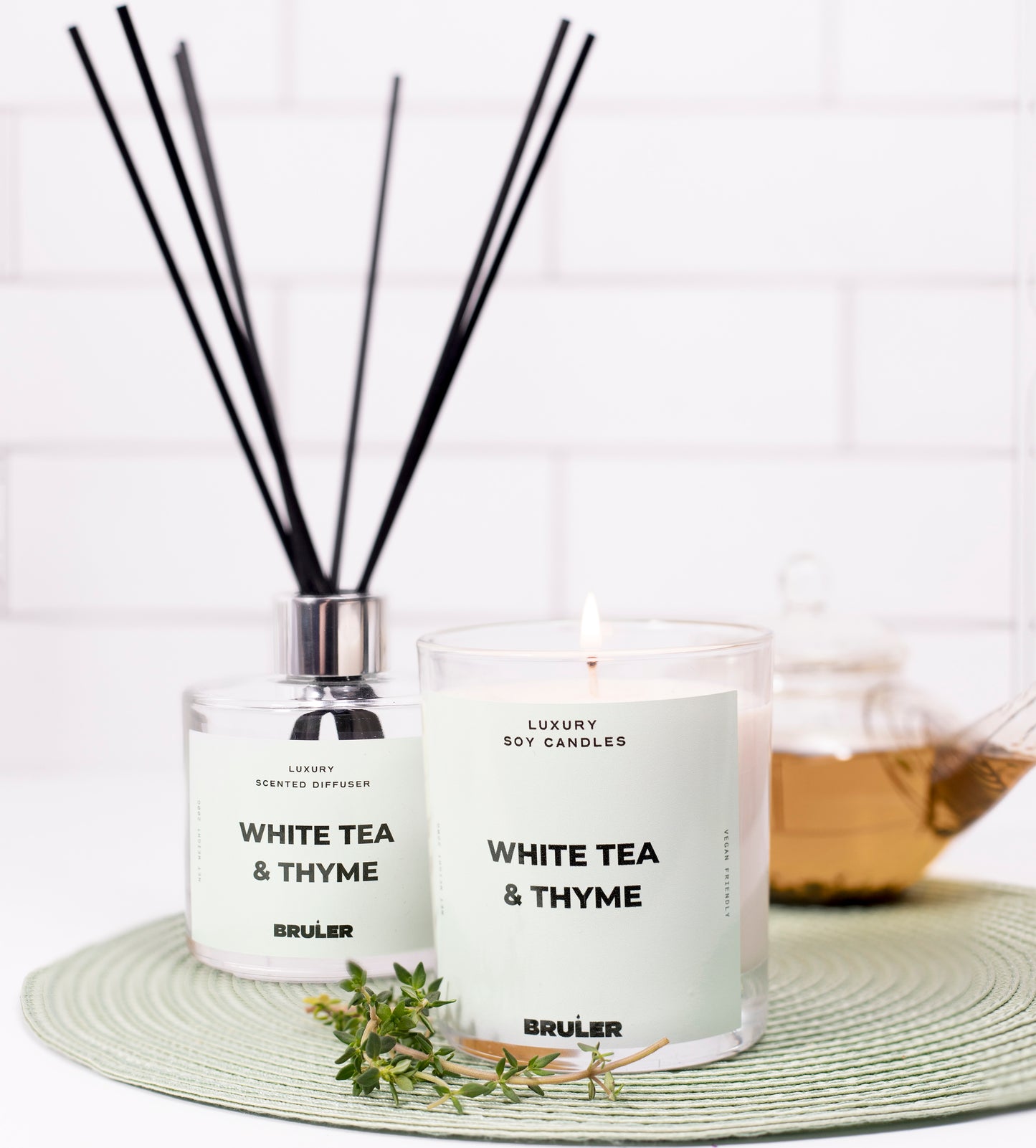 White Tea & Thyme Reed Diffuser