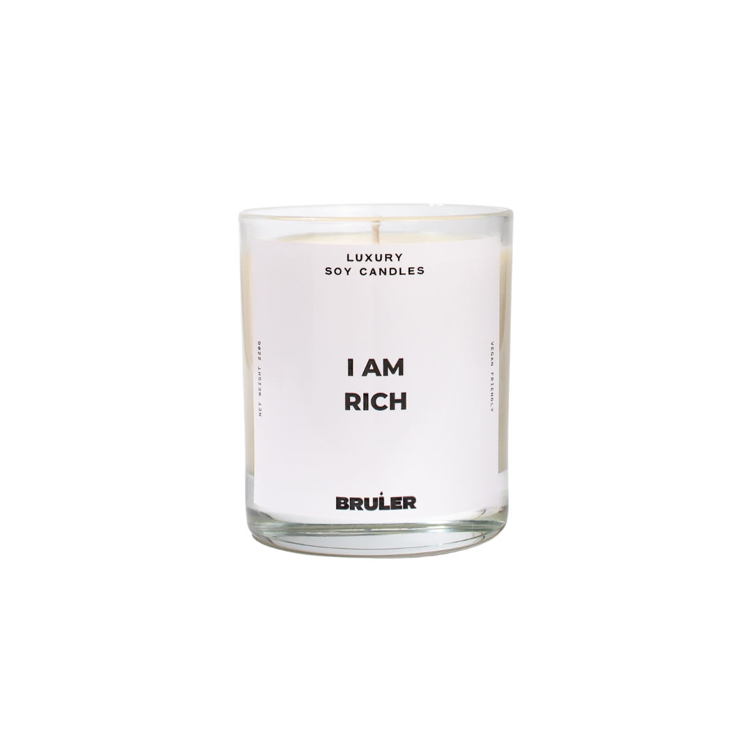 I Am Rich Candle